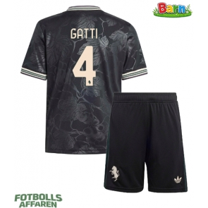 Juventus Federico Gatti #4 Tredjeställ Barn 2025-26 Kortärmad (+ Korta byxor)